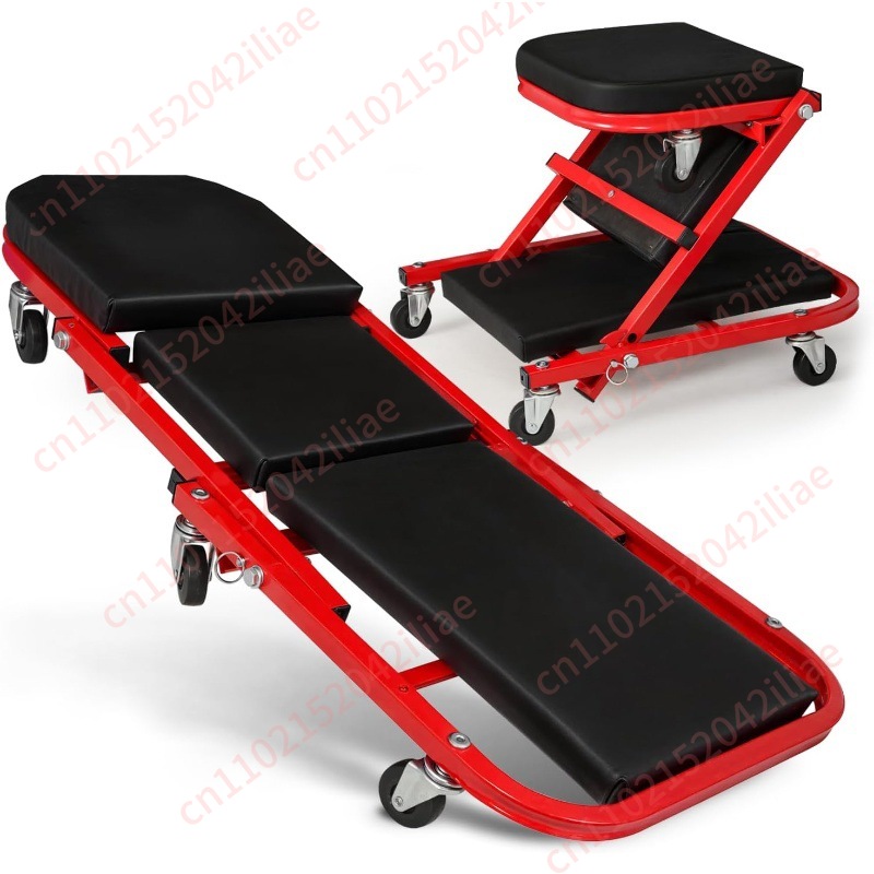 Garage Creeper Roller - Panca da Lavoro Pieghevole da 36