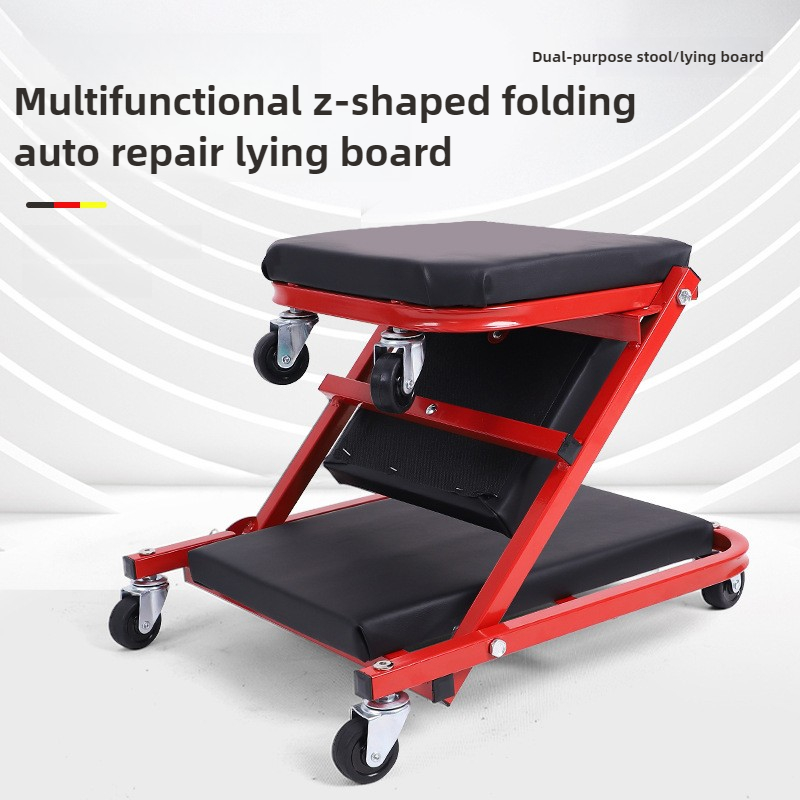 Garage Creeper Roller - Letto pieghevole per riparazione auto da