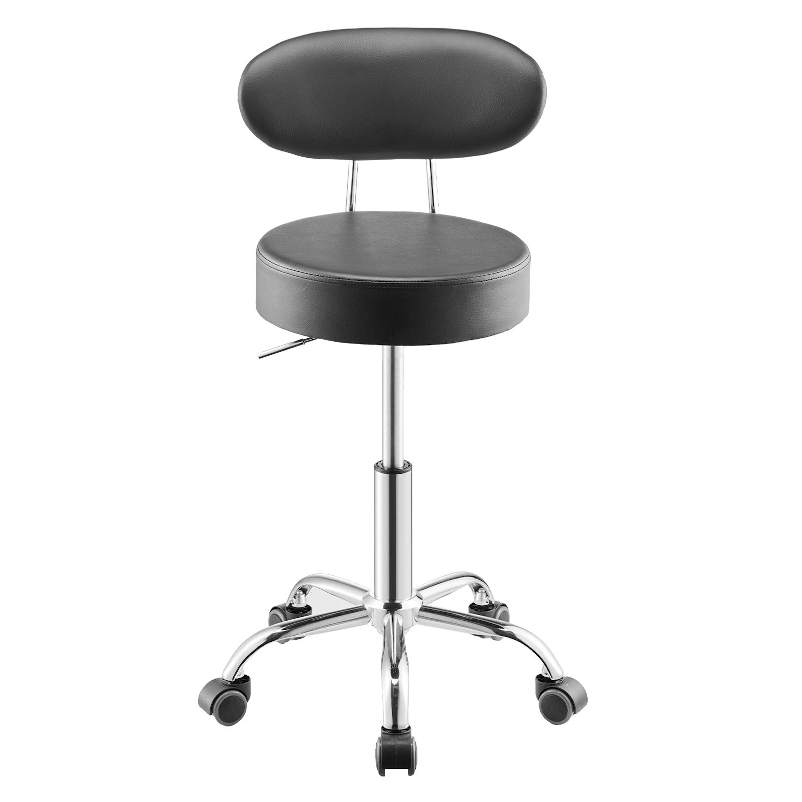Garage Creeper Roller - Sgabello da officina con schienale, sedile