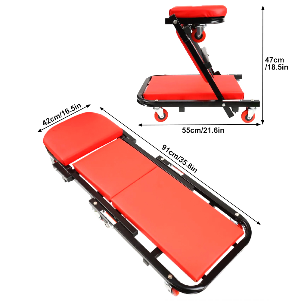 Sgabello da Meccanico 2-in-1 c - Garage Creeper Roller recensione e prezzo