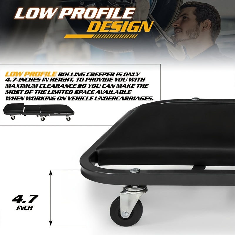 Sgabello Meccanico 2-in-1 con  - Garage Creeper Roller recensione e prezzo