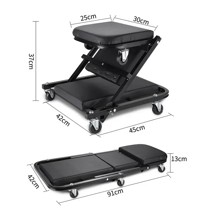 Sedile pieghevole per auto da  - Garage Creeper Roller recensione e prezzo